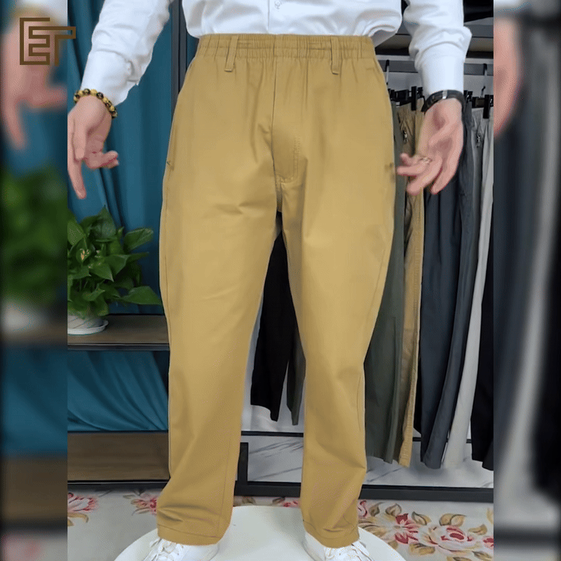 EaseTactic - Flex Fit Zipper-Pocket Durable Pants